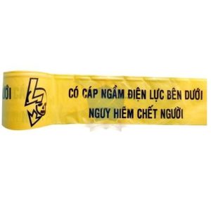 Băng cảnh báo có cáp điện lực HDPE vàng cam